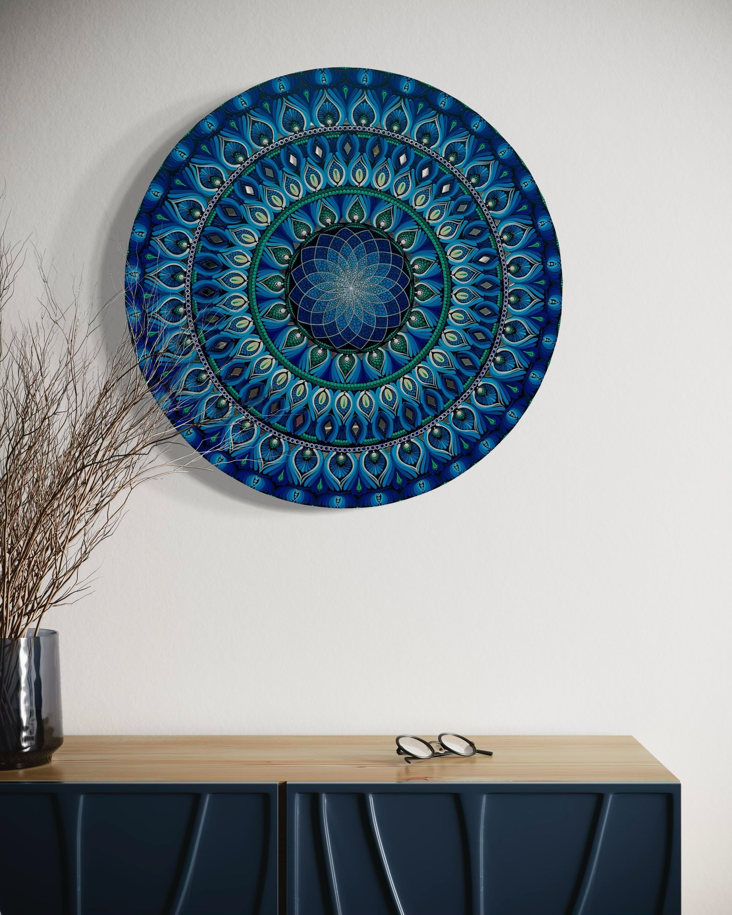 Mandala Azul Infinito